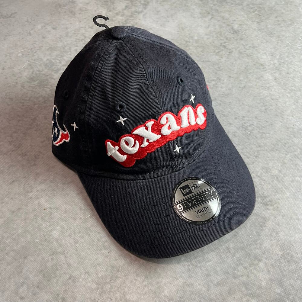 Houston Texans New Era Navy Stars Youth 9TWENTY Kids Adjustable Hat